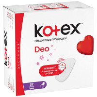 Прокладки щоденні Kotex Super Deo 52 шт
