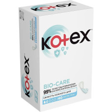 Прокладки щоденні Kotex Bio-Care Liners Extra Thin 40 шт