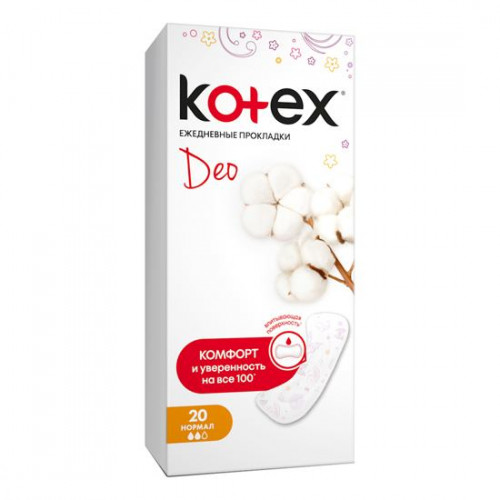 Прокладки щоденні Kotex Normal deo 20 шт