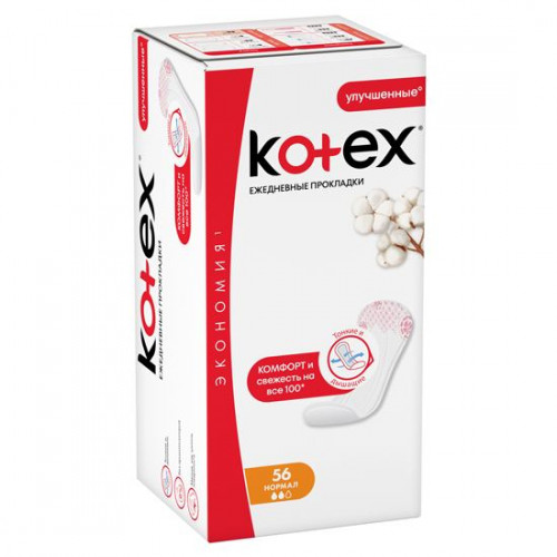 Прокладки щоденні Kotex Normal 56 шт