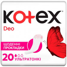 Прокладки щоденні Kotex Ultra Слім Deo 20 шт