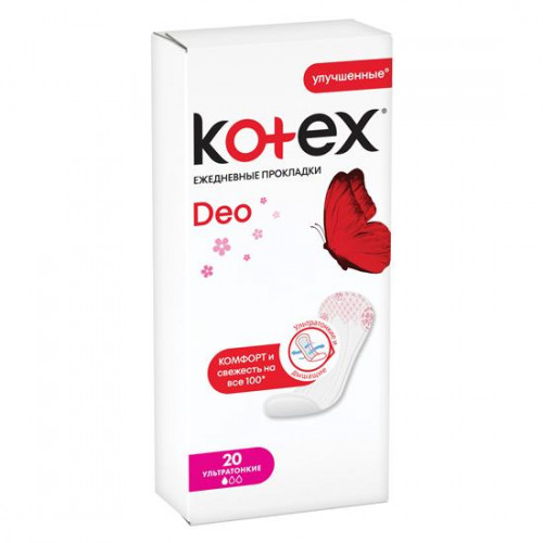 Прокладки щоденні Kotex Ultra Слім Deo 20 шт