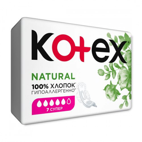 Прокладки Kotex Natural Super 7 шт