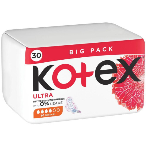 Прокладки Kotex Ultra Dry normal квадро 30 шт