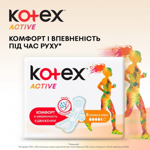 Прокладки Kotex Active Single Normal 8 шт