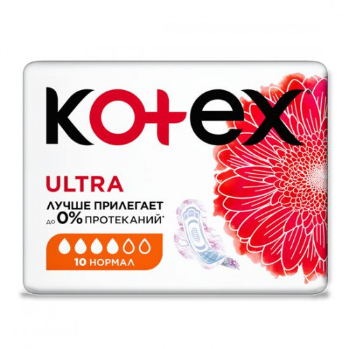 Прокладки Kotex Ultra Dry normal 10 шт
