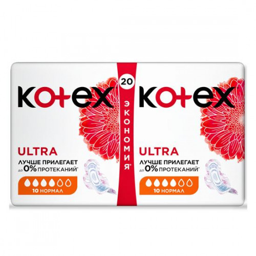 Прокладки Kotex Ultra Dry normal duo 20 шт