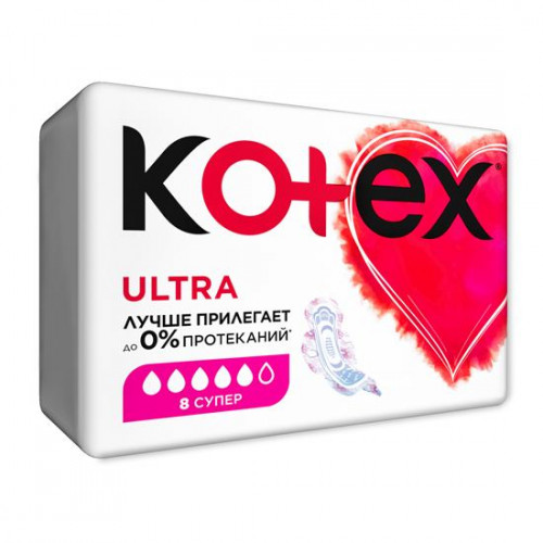 Прокладки Kotex Ultra Dry super 8 шт