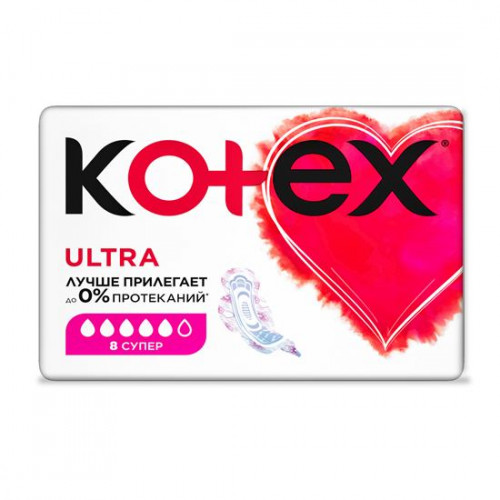 Прокладки Kotex Ultra Dry super 8 шт