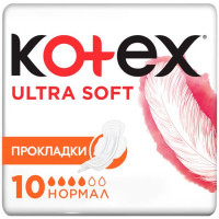 Прокладки Kotex Ultra Soft normal 10 шт