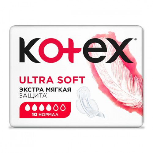 Прокладки Kotex Ultra Soft normal 10 шт
