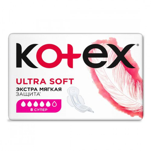 Прокладки Kotex Ultra Soft super 8 шт