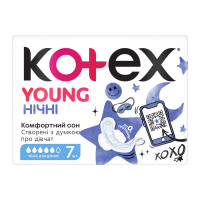 Прокладки Kotex Ultra Young night 7 шт 