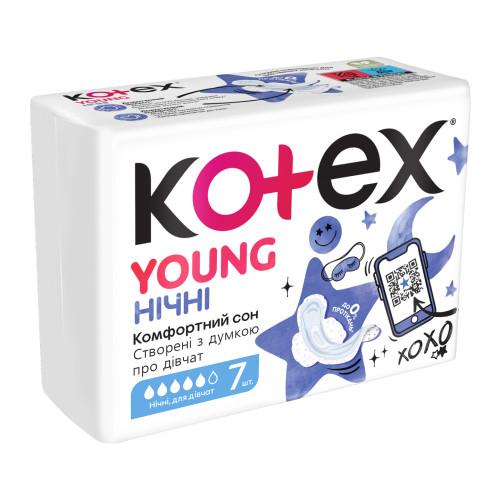 Прокладки Kotex Ultra Young night 7 шт 