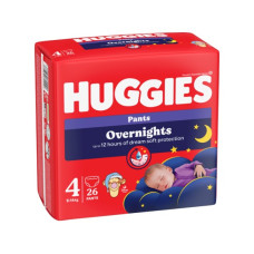Підгузки-трусики Huggies Overnight  №4 9-14 кг 26 шт