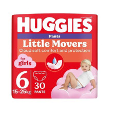 Подгузники-Трусики Huggies Little Movers Girl №6 15-25 кг 30 шт