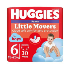 Подгузники-Трусики Huggies Little Movers Boy №6 15-25 кг 30 шт