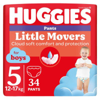 Підгузки-трусики Huggies Little Movers Boy №5 13-17 кг 34 шт