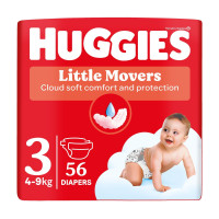 Підгузки Huggies Little Movers №3 5-9кг 56 шт
