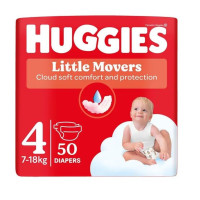 Подгузники Huggies Little Movers №4 8-14кг 50 шт