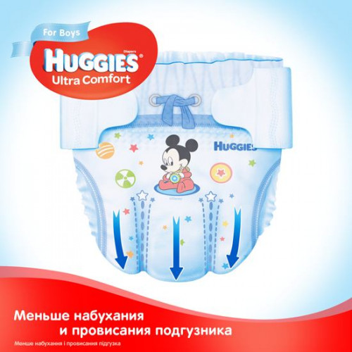 Подгузники Huggies Ultra Comfort Boy №3 5-9кг 56 шт