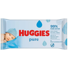 Серветки дитячі Huggies Pure 56 шт