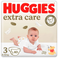 Подгузники Huggies Extra Care Jumbo №3 6-10 кг 40 шт