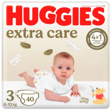 Підгузки Huggies Extra Care Jumbo №3 6-10 кг 40 шт