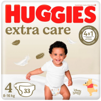 Подгузники Huggies Extra Care Jumbo №4 8-16 кг 33 шт
