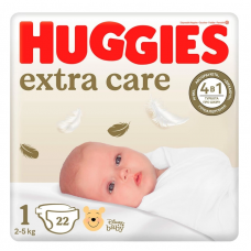 Підгузки Huggies Extra Care №1 2-5 кг 22 шт