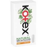 Тампоны Kotex Natural normal 16 шт