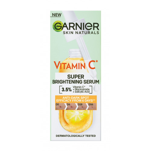 Сыворотка Garnier Skin Naturals Vitamin C для уменьшения видимости пигментных пятен 30 мл