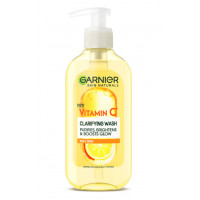 Очищаючий гель для вмивання Garnier Skin Naturals Vitamin C для тьмяної шкіри обличчя з ефектом сяйв