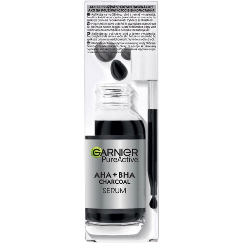 Сыворотка-пилинг Garnier Pure Active с углем против недостатков кожи лица 30 мл