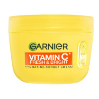 Крем-сорбет Garnier Vitamin C Fresh& Bright для придания свежести и сияния коже лица 85 мл.