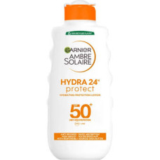 Молочко сонцезахисне водостійке Garnier Ambre Solaire проти сухості шкіри тіла та обличчя SPF50+ 200 мл