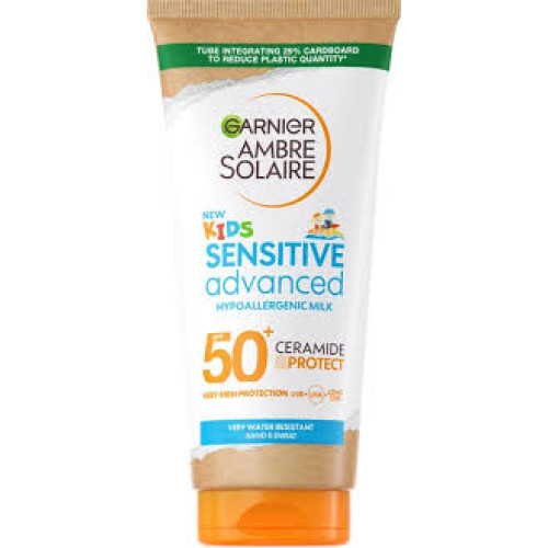 Молочко солнцезащитное Garnier Ambre Solaire Kids SPF50+ 175 мл