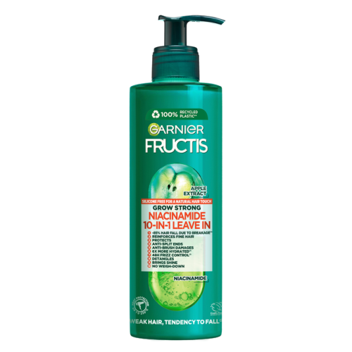 Засіб для ослабленого волосся Garnier Fructis Зростання на повну силу 10в1 без змивання 400 мл