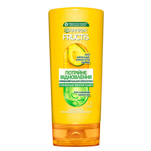 Бальзам-ополіскувач Garnier Fructis Потрійне відновлення для пошкодженого й ослабленого волосся 200 мл