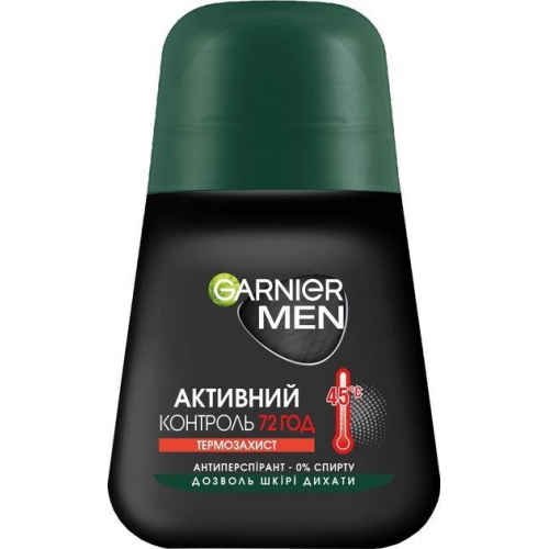 Дезодорант Garnier Men роликовий Активний контроль Термозахист 50 мл