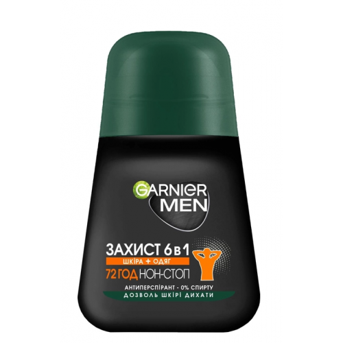 Дезодорант Garnier Mineral Men роликовий Захист 6в1 50 мл