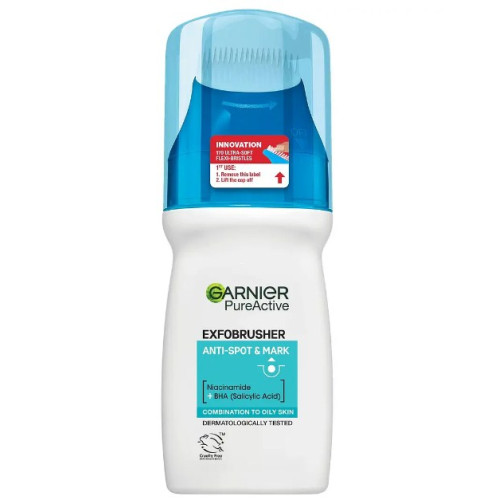 Гель для обличчя Garnier Чиста Шкіра Актив Ексфопро відлущуючий із щіткою для жирної шкіри 150 мл