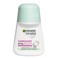 Дезодорант Garnier Mineral роликовий Ультра Захист проти запаху та вологості 50 мл
