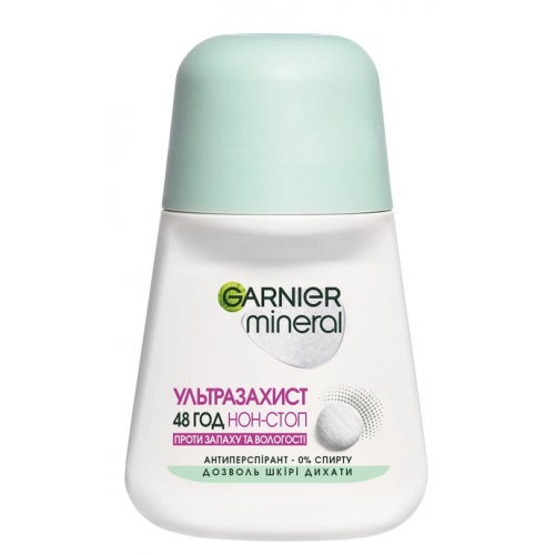 Дезодорант Garnier Mineral роликовий Ультра Захист проти запаху та вологості 50 мл