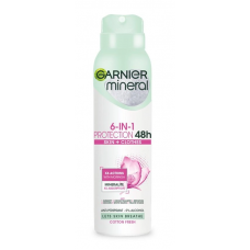 Дезодорант Garnier Mineral спрей Захист 6 Ніжність бавовни 150 мл
