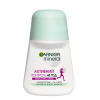 Дезодорант Garnier Mineral роликовый  Активный Контроль Спорт, Стресс 50 мл 
