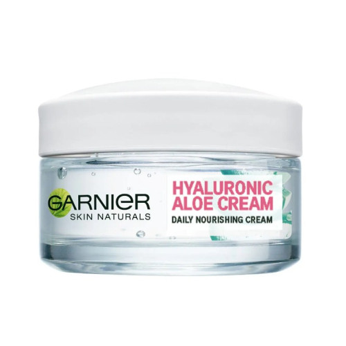 Гіалуроновий алое-крем Garnier Skin Naturals для сухої та чутливої шкіри 50 мл