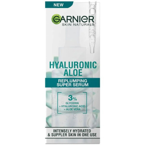 Гіалуронова алое сироватка Garnier Skin Naturals для нормальної та комбінованої шкіри обличчя 30 мл