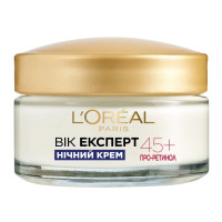 Крем для обличчя L'oreal Вік експерт 45+ Ліфтинг-догляд проти зморшок нічний 50 мл