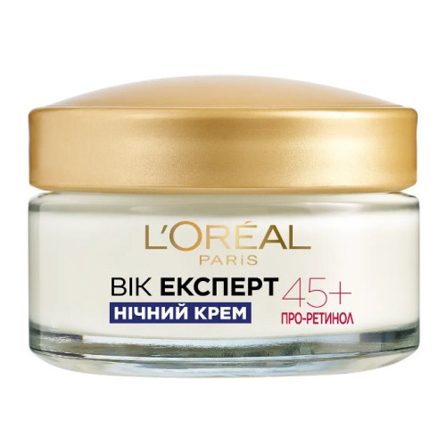 Крем для лица L'oreal Возраст эксперт 45+ Лифтинг-уход против морщин ночной 50 мл